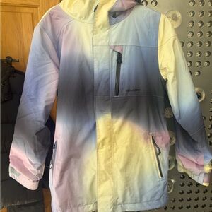 Volcom Kids Ski Jacket gradient tie die size M